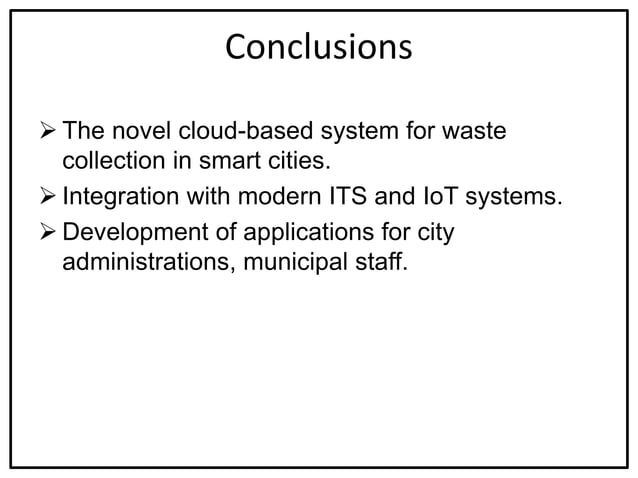 IoT Based Garbage Monitoring System ppt | PPTX