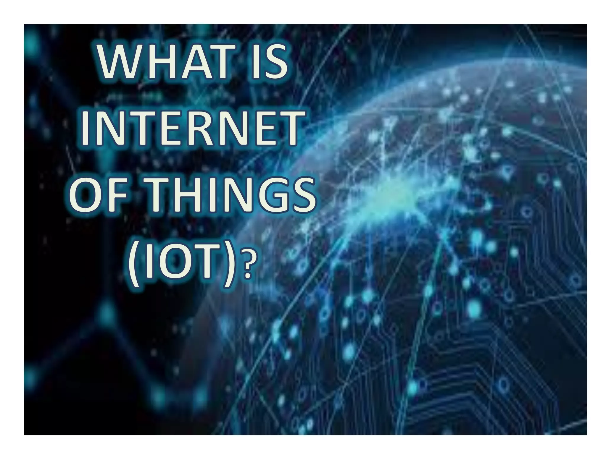 Iot ppt | PPT