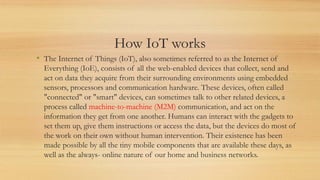 Internet of Things Iot presentation with module | PPTX
