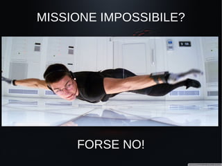 Ma cosa succederebbe se
qualcuno...
prendesse il controllo del vostro
pacemaker?
prendesse il controllo della vostra
auto?
prendesse il controllo di un robot
chirurgico?
prendesse il controllo di una
centrale idrica o elettrica?
prendesse il controllo dei
semafori di una grande città?
spiasse i vostri bambini mentre
dormono?
 