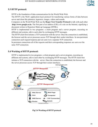 Project report on Iot Based Garbage Monitoring System | PDF