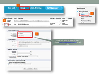 2
1
3
Enter your office location for now.
Check http://mygeoposition.com/ to get
value
4
 
