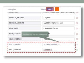 1
Your Salesforce username and password
 