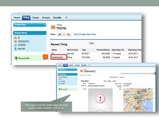 1
This page is device detail page showing
sensor value, location, and so on
 