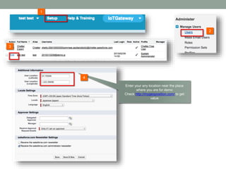 2
1
3
Enter your any location near the place
where you are for demo
Check http://mygeoposition.com/ to get
value
4
 