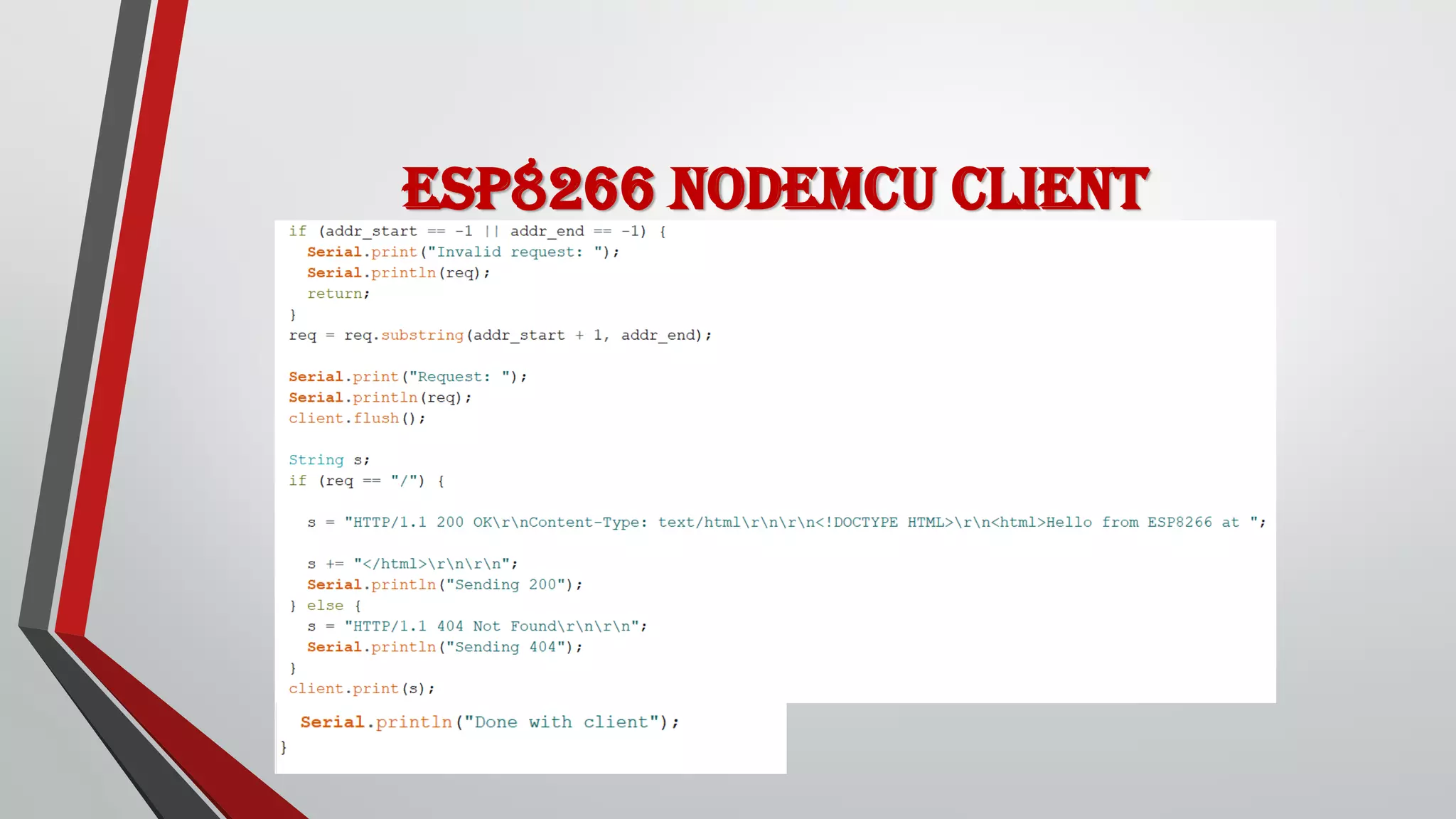 ESP8266 NodeMCU client