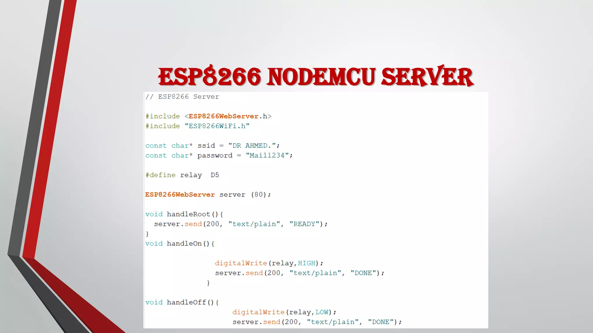 ESP8266 NodeMCU server