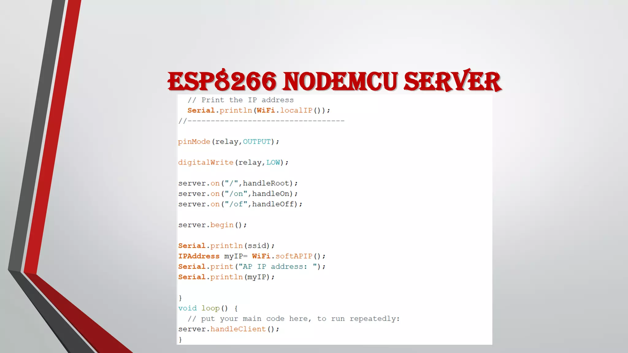ESP8266 NodeMCU server