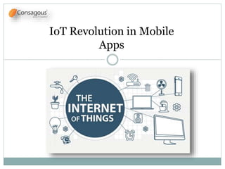 IoT Revolution in Mobile
Apps
 