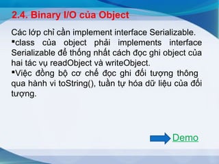IO trong Java | PPT