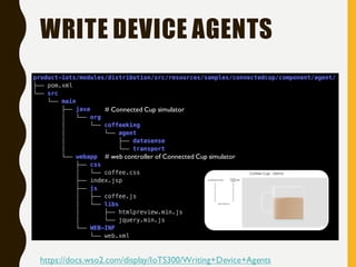 WRITE DEVICE AGENTS
https://docs.wso2.com/display/IoTS300/Writing+Device+Agents
# web controller of Connected Cup simulator
# Connected Cup simulator
 