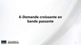 30
6-Demande croissante en
bande passante
 