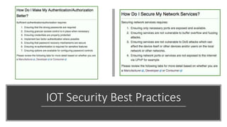 IOT Security Best Practices
 