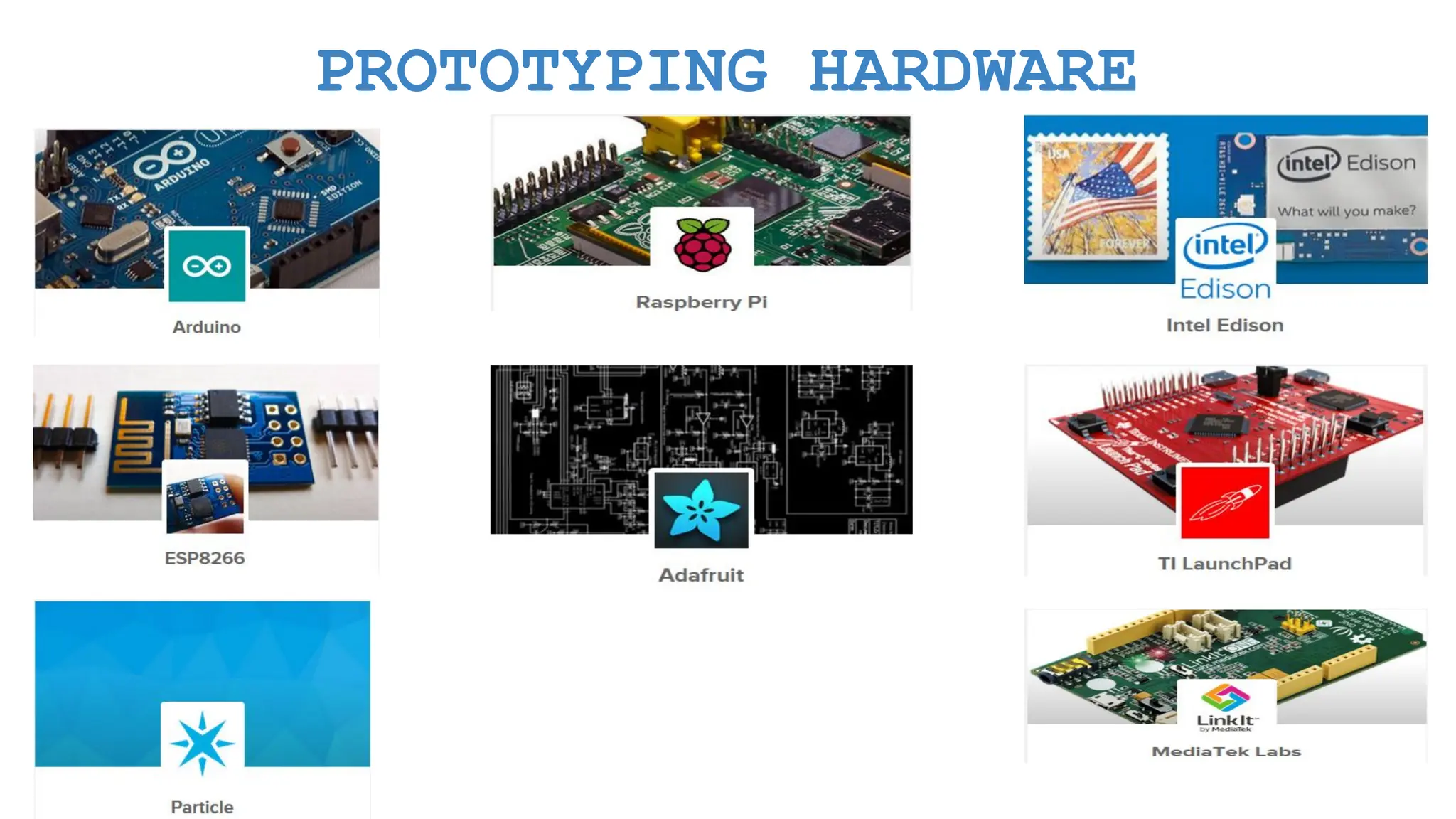 PROTOTYPING HARDWARE 