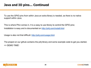 IoT: LoRa and Java on the PI | PPT