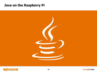 34
Java on the Raspberry Pi
 
