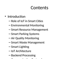 Leveraging Internet of Things (IoT) for Smart City Innovations and ...