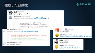 徹底した自動化
 