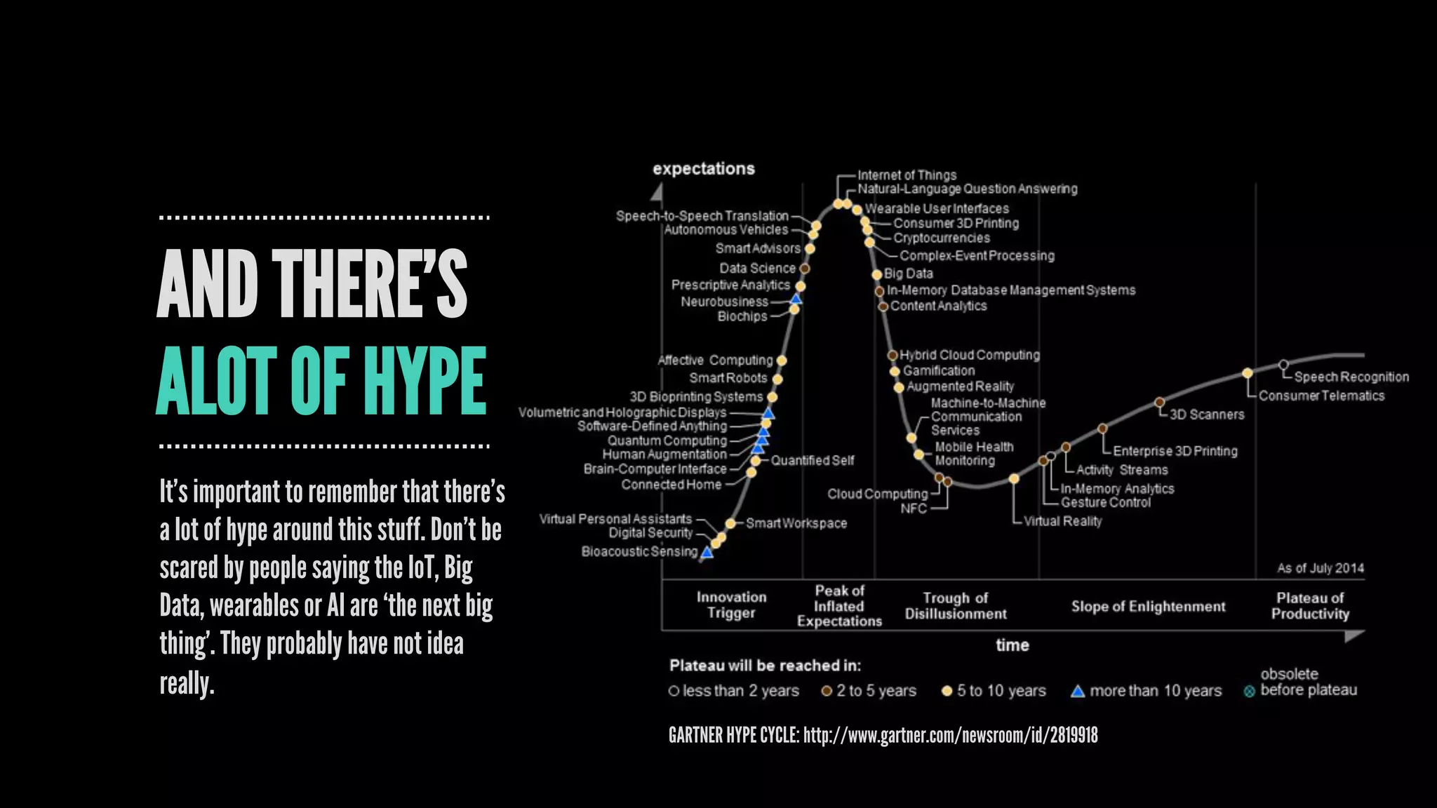 LarryDowns’TheLawsofDisruption
Change
Time
Technology
Government
Business
Society
Moore’s  Law  (technically  not  a  law,  but  a  
guide),  suggests  that  COMPUTING  POWER  
grows  exponenDally.  The  problem  is  that  
humans  ﬁnd  it  hard  to  grasp  the  concept  of  
exponenDal.  The  technology  grows  faster  
that  society,  even  faster  than  business  and  
much  much  faster  than  governments.  
  
How  do  we  close  that  gap?  Downs  talked  
about  ‘The  Killer  App’,  but  the  thing  that  
allows  society  and  business  to  manage  
technological  change  is  INNOVATION  (more  
on  that  later).  
  
[Downes  L.,  Harnessing  the  New  Forces  that  
Govern  Life  and  Business  in  the  Digital  Age,  
2009]  
TECH IS MOVING FASTER THAN PEOPLE
 