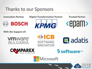 Thanks to our Sponsors
Innovation Partner
With the Support of:
Trusted PartnerDigital Transformation Partner
 
