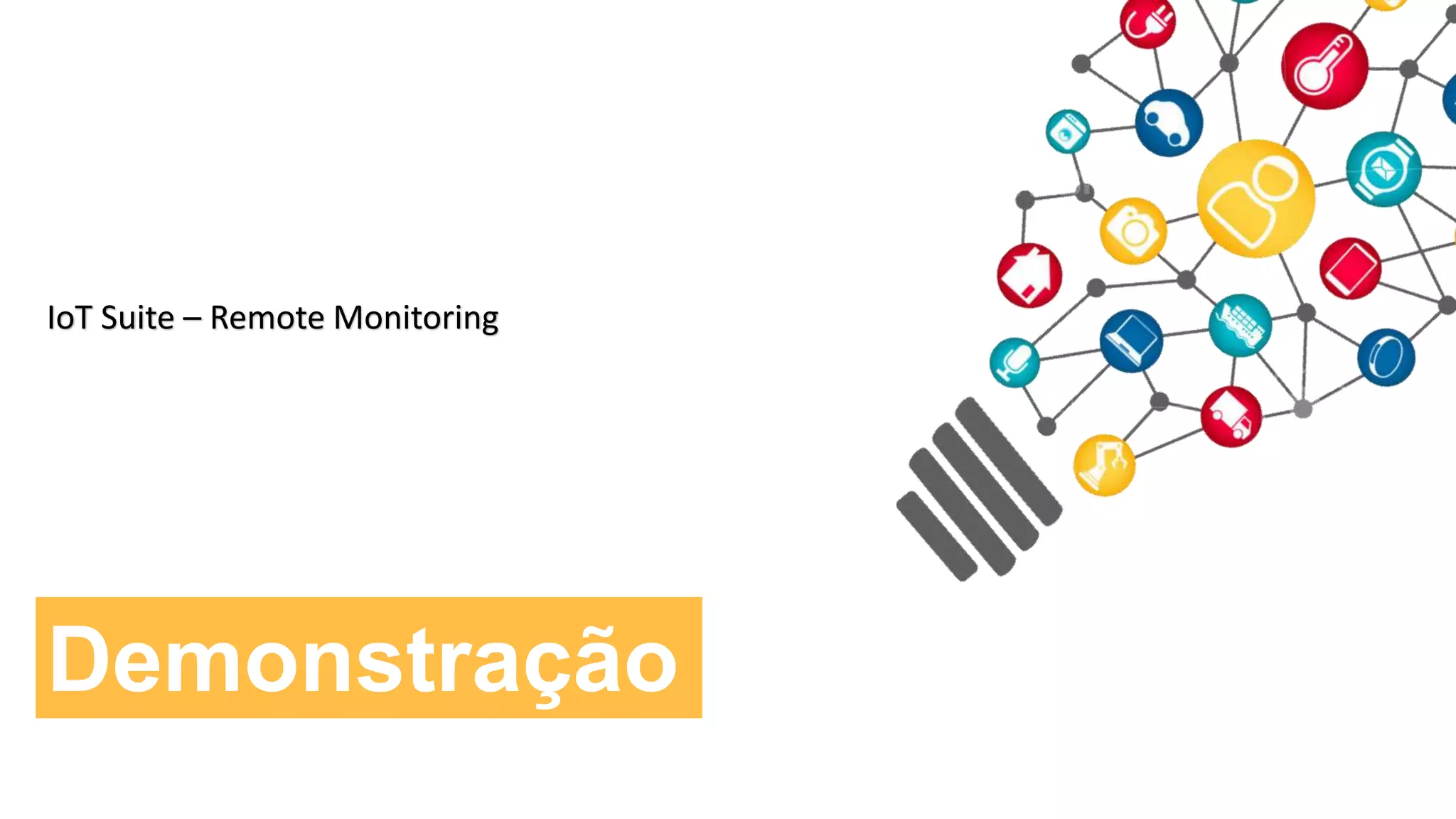 Demonstração
IoT Suite – Remote Monitoring
 