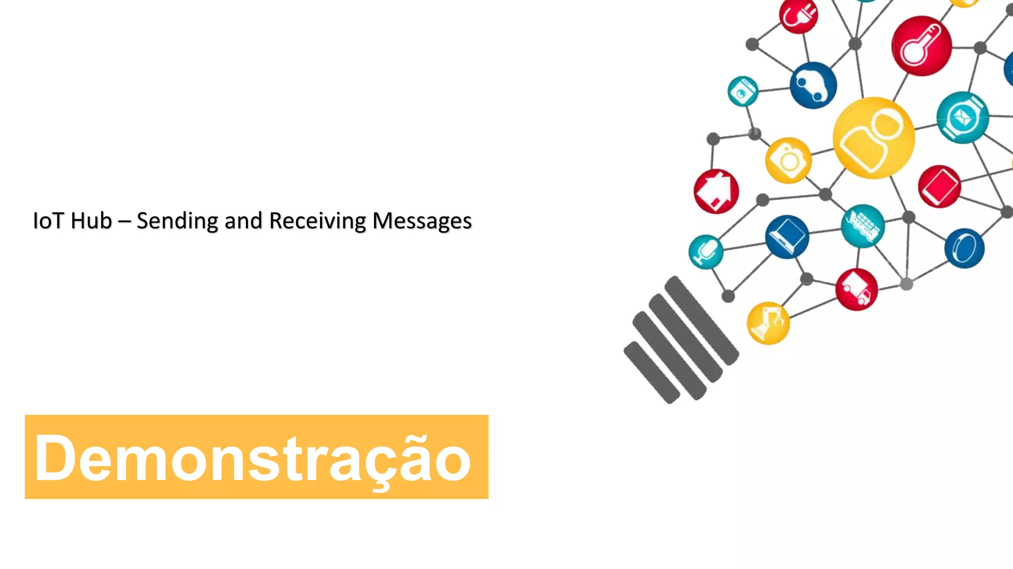 Demonstração
IoT Hub – Sending and Receiving Messages
 