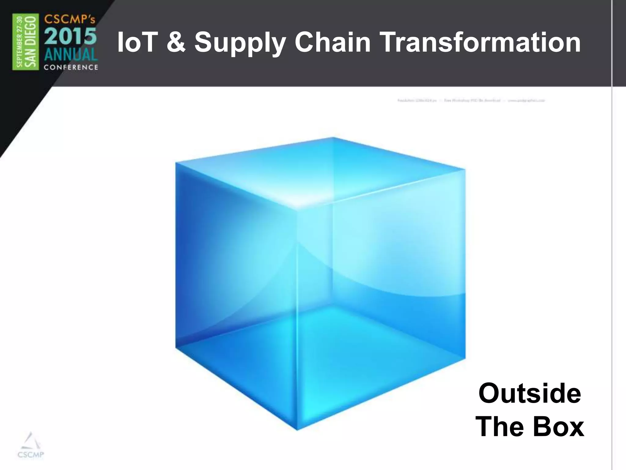 IoT & Supply Chain Transformation
Outside
The Box
 