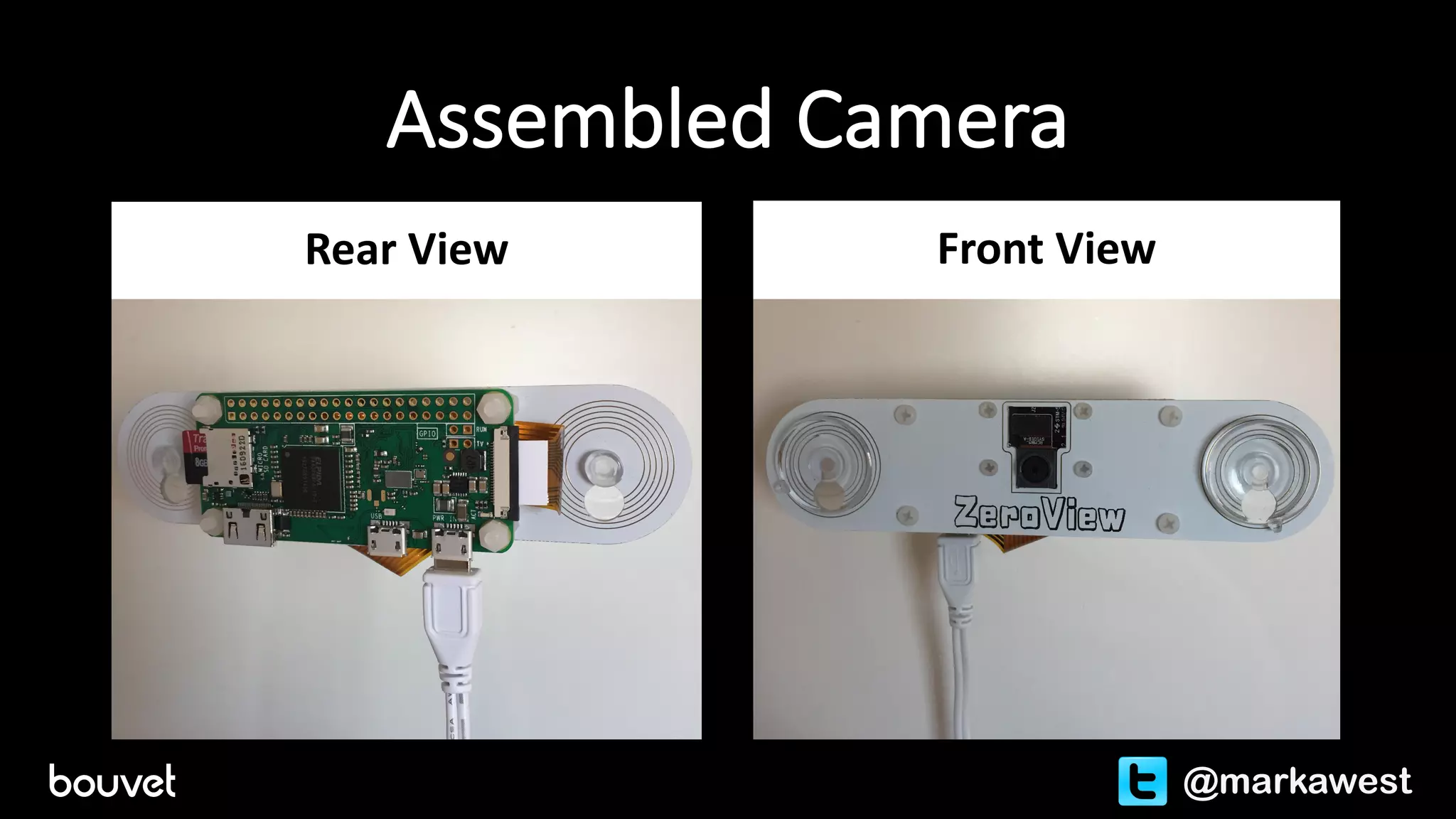 Assembled	Camera
Rear	View Front	View
@markawest
 