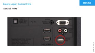 ©tresmoGmbH
Bringing Legacy Devices Online
Service Ports
 