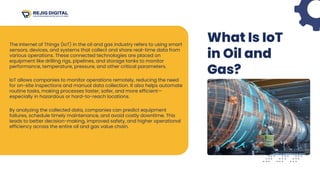 Unlocking Efficiency in Oil and Gas with Industrial IoT Technology | PDF
