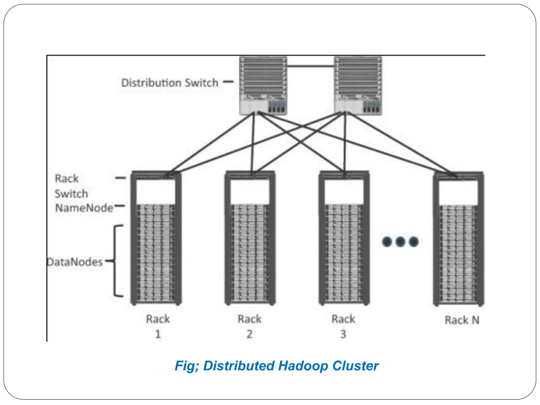 Fig; Distributed Hadoop Cluster
 