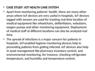 IOT unit-5 explains about case studies and operations | PPT