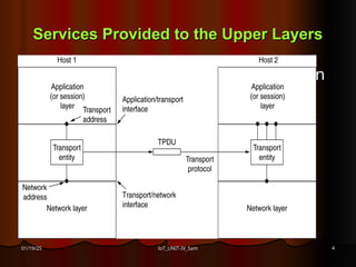 This is the IoT subject about the transport and session layer protocol ...