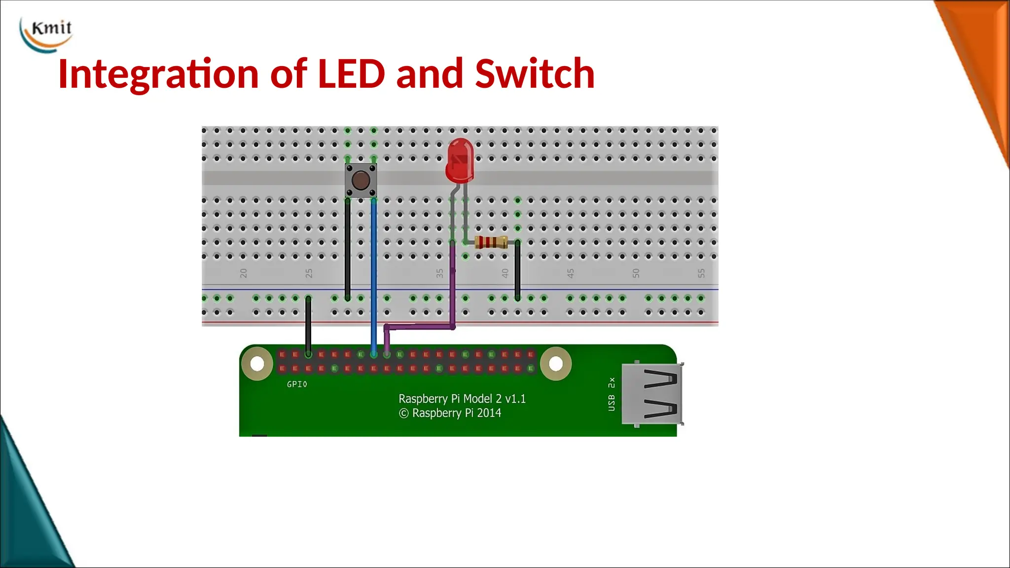 Integration of LED and Switch
 