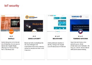 IoT	security
 