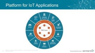 Platform for IoT Applications
DataStax is a registered trademark of DataStax, Inc. and its subsidiaries in the United States
and/or other countries.4
DSEFS
 