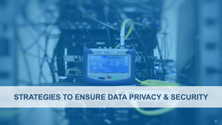 STRATEGIES TO ENSURE DATA PRIVACY & SECURITY
31
 