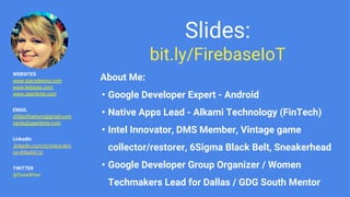 IoT with Firebase : IoT DevFest Phoenix 2018