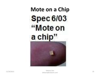 Mote on a Chip
11/20/2015
Debasis Das
debasis@ecdzone.com
19
 