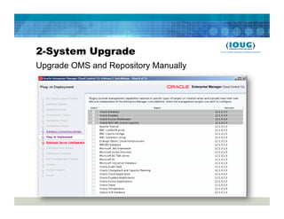 2-System Upgrade
Upgrade OMS and Repository Manually
 