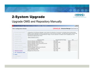 2-System Upgrade
Upgrade OMS and Repository Manually
 