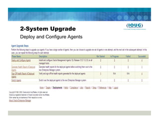 2-System Upgrade
Deploy and Configure Agents
 