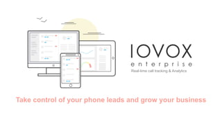 Take control of your phone leads and grow your business
Real-time call tracking & Analytics
 