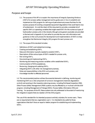 Integrated Operating Window - A Gateway to PM | PDF