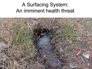 A Surfacing System: An imminent health threat 