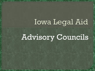 Advisory Councils
 