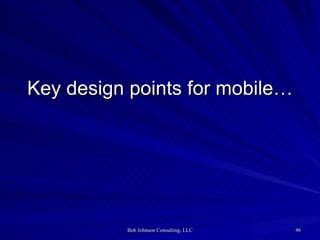 Key design points for mobile… 