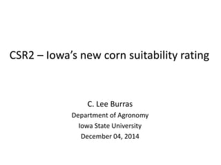 An overview of agronomy departments capabilities, what is being doing in international agriculture