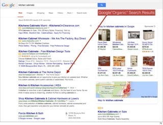 Google”Organic” Search Results 
75 
 