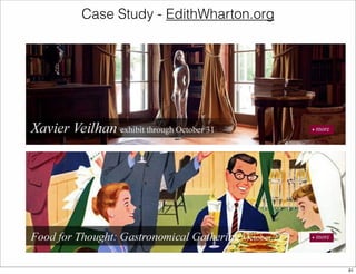 Case Study - EdithWharton.org 
81 
 